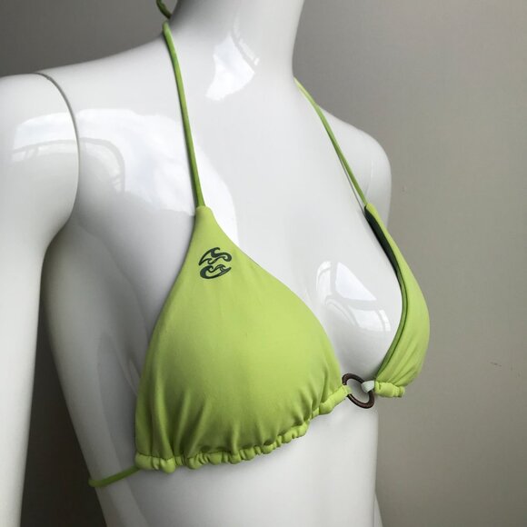 Billabong BLUE CRUSH era Vintage bikini tie dye reversible triangle low rise - Picture 8 of 16